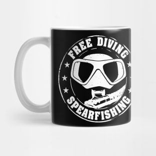 Free Diving Spearfishing Scuba Diver Mug